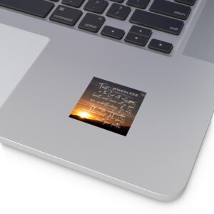 Sticker Christian Faith Bible Verse Stickers Christian Fun Gift Jesus Vinyl for anyone