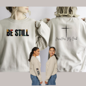 Christian Cross Inspirational Pullover Sweatshirt Christ Lover for Faith Themed Saying Sweatshirt For Religious Wear Gift For Mom